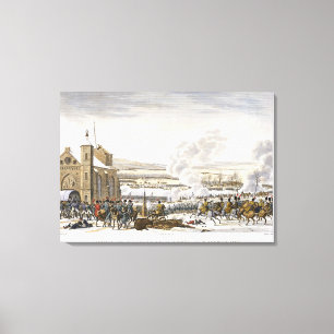 Impressão Em Tela A batalha de Preussisch-Eylau, o 9 de fevereiro de