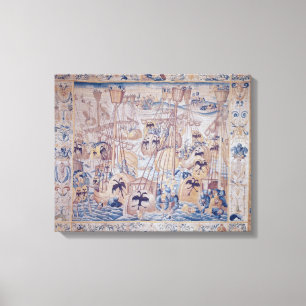 Impressão Em Tela A batalha de Tunes ou de Lepanto