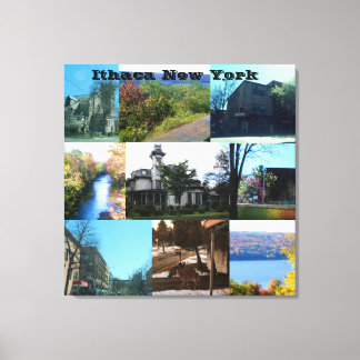 IMPRESSÃO EM TELA A BELEZA DE ITHACA, NOVA IORQUE