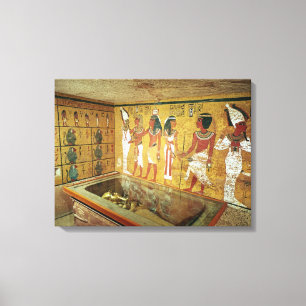 Impressão Em Tela A câmara de enterro no túmulo de Tutankhamun