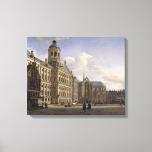 Impressão Em Tela A câmara municipal nova, Amsterdão, 1668
