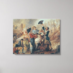 Impressão Em Tela A caneca de rapagem de Lille, 1793