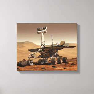 Impressão Em Tela A capitulação do artista de Marte Rover