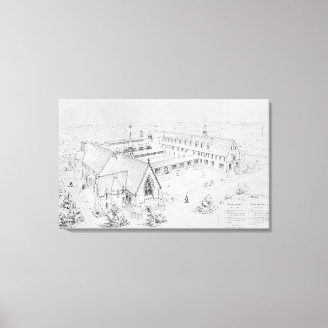 Impressão Em Tela A Casa do Compaixão, Clewer (Frente)