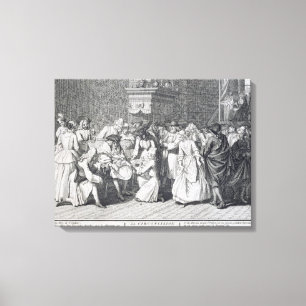 Impressão Em Tela A cerimónia da circuncisão (gravura)