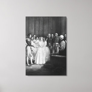 Impressão Em Tela A cerimónia de casamento