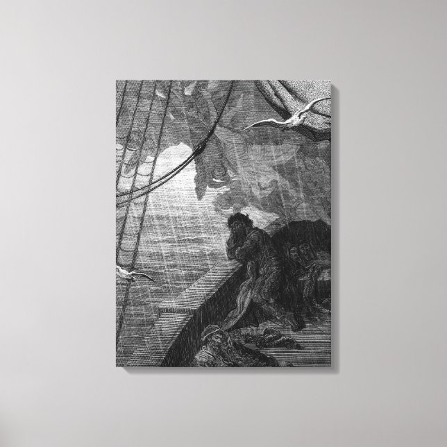 Impressão Em Tela A chuva começa a cair (Frente)