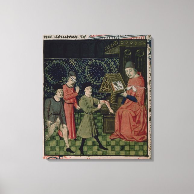 Impressão Em Tela A Clínica do Cirurgião, pela Cara de Chauliac (Frente)