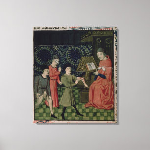 Impressão Em Tela A Clínica do Cirurgião, pela Cara de Chauliac