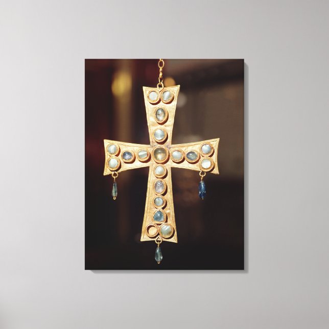 Impressão Em Tela A coroa votiva de um rei Visigoth (Frente)