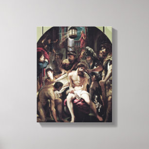 Impressão Em Tela A coroação com espinhos, 1602