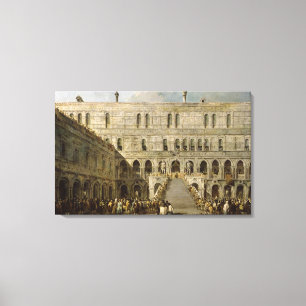 Impressão Em Tela A coroação do Doge de Veneza