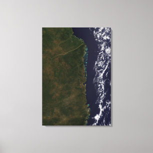 Impressão Em Tela A costa de Mozambique
