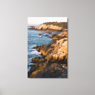 Impressão Em Tela A costa rochosa de Isle au Haut no Maine