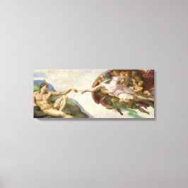 Impressão Em Tela A Criação de Adão