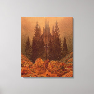 Impressão Em Tela A cruz nas montanhas, 1812 (óleo em canvas)