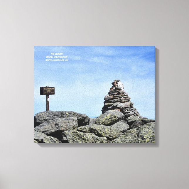 Impressão Em Tela A Cúpula, Monte Washington 1 (Frente)