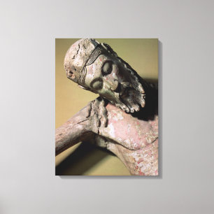 Impressão Em Tela A descida da cruz, século XII (polychro