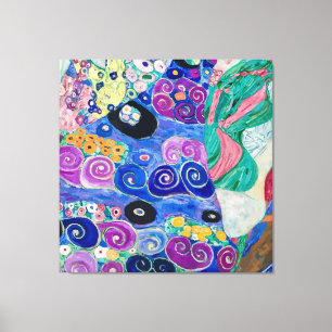 Impressão Em Tela A donzela de Gustav Klimt