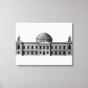 Impressão Em Tela A elevação sul da casa do registro,