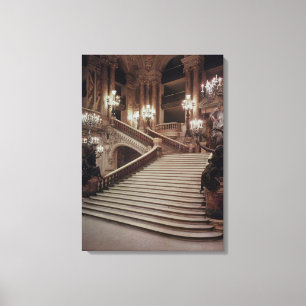 Impressão Em Tela A escadaria grande da Ópera-Garnier