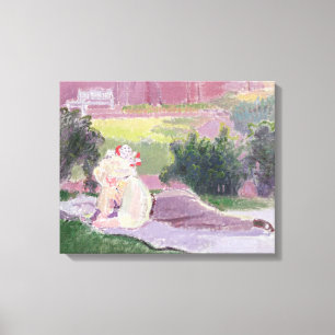 Impressão Em Tela A esposa do artista