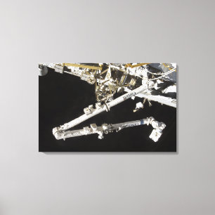 Impressão Em Tela A estação espacial Canadense-construída