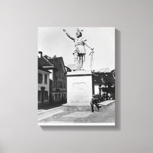 Impressão Em Tela A estátua de William diz, c.1860-90
