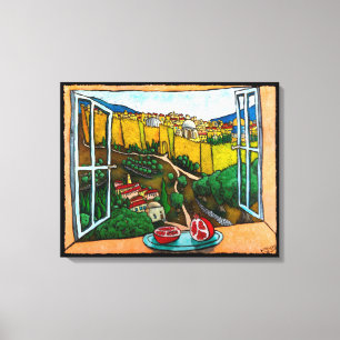 Impressão Em Tela A estrada à porta de Jaffa pelo Kis-Lev de