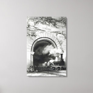 Impressão Em Tela A estrada de ferro de Great Western, 1846