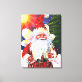 Impressão Em Tela A Fada Papai Noel