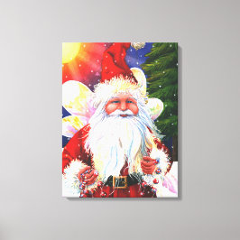 Impressão Em Tela A Fada Papai Noel