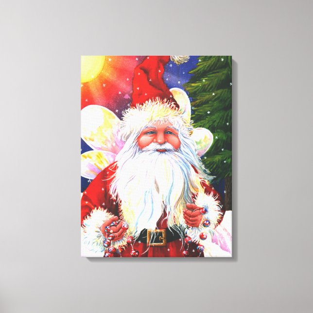 Impressão Em Tela A Fada Papai Noel (Frente)