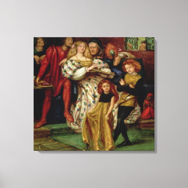 Impressão Em Tela A Família Borgia, 1863 (Frente)