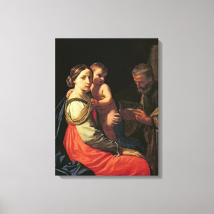 Impressão Em Tela A família santamente (óleo em canvas) 2