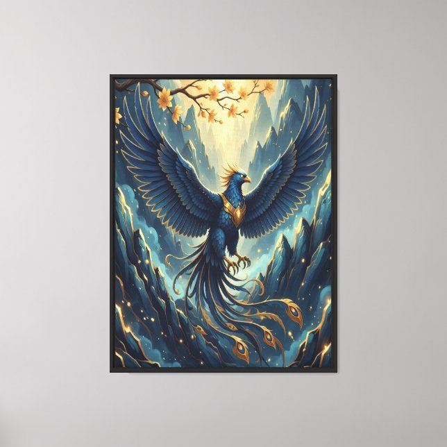 Impressão Em Tela A Fênix Celestial (Frente)