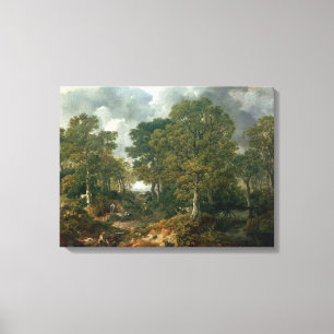 Impressão Em Tela A floresta de Gainsborough, c.1748