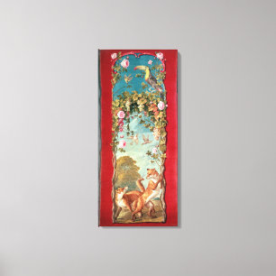 Impressão Em Tela A Fox e as Uvas da Aesop