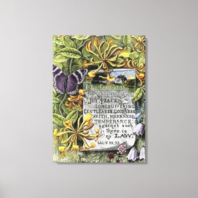Impressão Em Tela A Fruta Do Espírito (Frente)