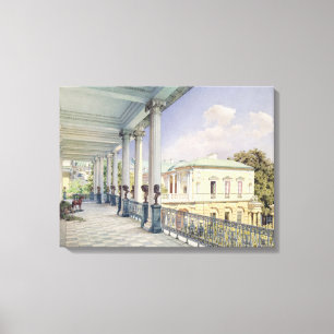 Impressão Em Tela A galeria de Cameron em Tsarskoye Selo, 1859