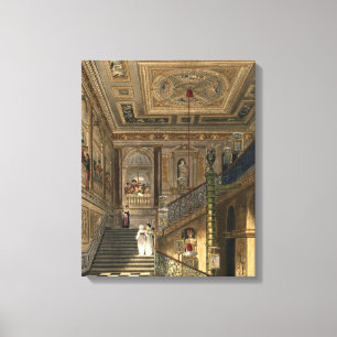 Impressão Em Tela A grande escadaria no palácio de Kensington de