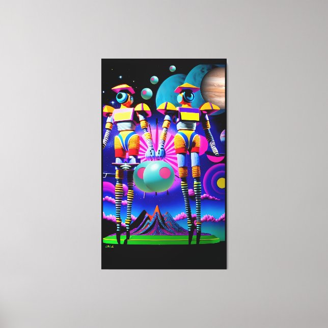 Impressão Em Tela A Gravidade da Levidade - Ken Gage Art (Frente)