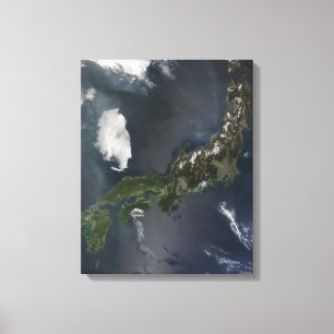 Impressão Em Tela A ilha principal de Japão, Honshu