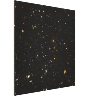 Impressão Em Tela A Imagem do Espaço Ultra Profundo do Hubble