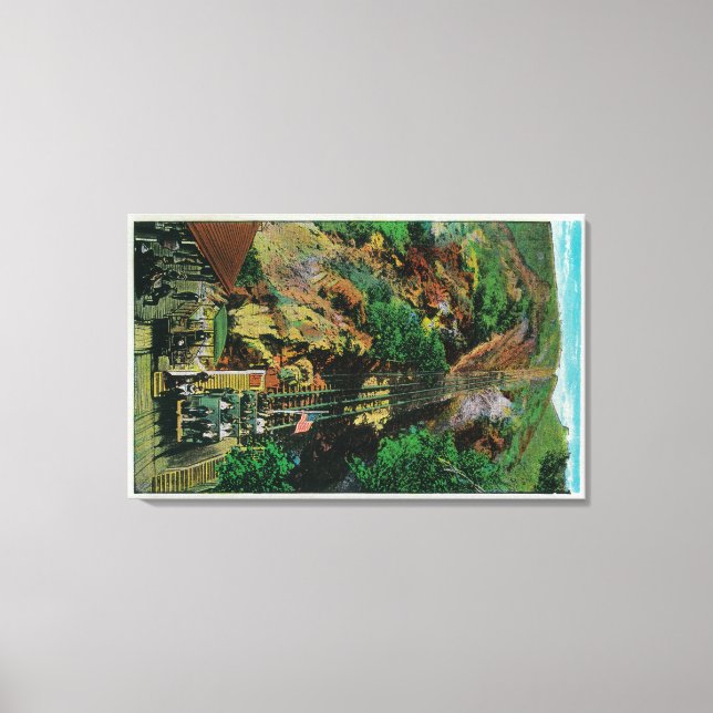 Impressão Em Tela A Inclina do Monte LoweMt. Lowe, CA (Frente)