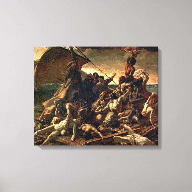 Impressão Em Tela A jangada de Medusa | Théodore Géricault | (Frente)