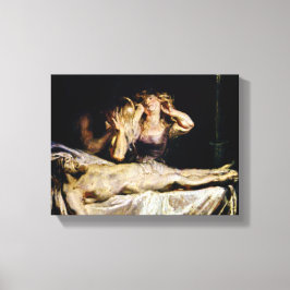 Impressão Em Tela A Lamentação do Cristo de Jesus - Rubens