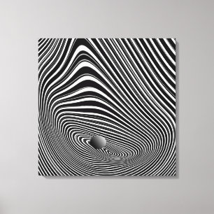 Impressão Em Tela A Lei da Gravidade 3D