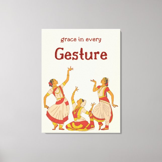 Impressão Em Tela a língua de graça (Frente)