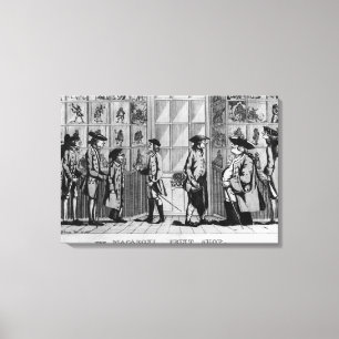 Impressão Em Tela A loja de cópias do macarrão, bar. por N. Darley